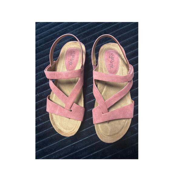 Euro Soft By Sofft GIANETTA Women’s Comfort Wedge Strappy Sandal 7.5 - Picture 1 of 3
